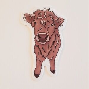 Cow Sticker‎
